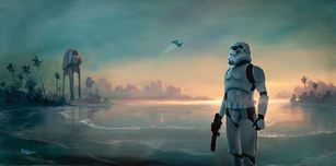 Star Wars Artwork Star Wars Artwork Scarif Forces (SN)